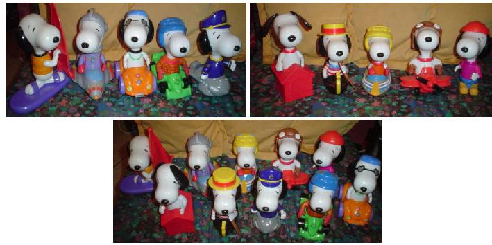 muñecos snoopy mcdonalds